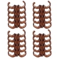 thumbnail image 4 of Anillos de encuadernación de 20 piezas, diseño segmentado, capacidad para 60 hojas, 11mm de espesor de encuadernación, suministros de oficina, amarillo ámbar, 4 of 9
