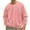Pink, variant on BXINGOHAI Men's casual Crewneck Sweatshirt Thick Loose fit Soft Basic Pullover Sweatshirt Sale Pink,L