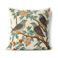 thumbnail image 4 of Enchanted Feathers Throw Pillow in Beige 16 x 16, 4 of 4
