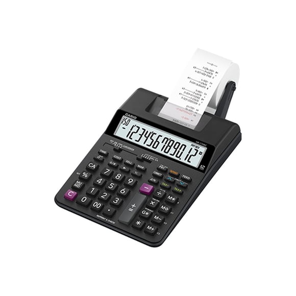 Casio HR-170RC - Calculatrice d'Impression - ACL - 12 Chiffres - Pile