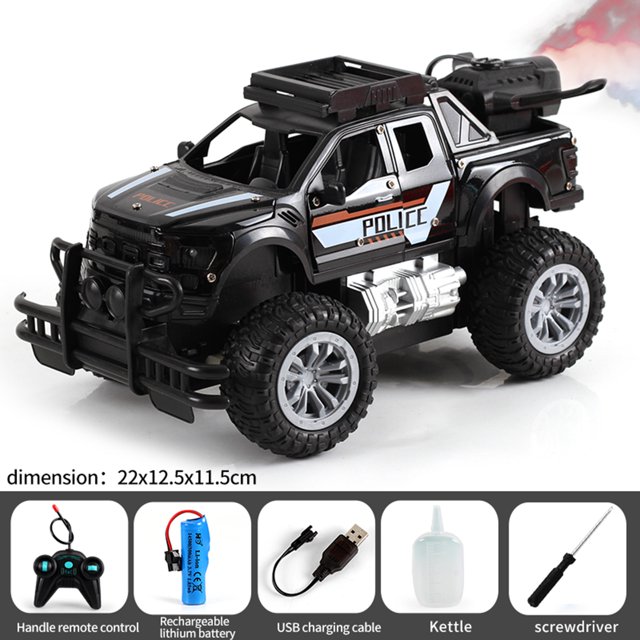 Remote Car,Kids Terrain Spray 1 18 Remote Car Scale All Off-road Car Toy Off-road Vehicle 18 Scale With Led Vehicle With Spray All With