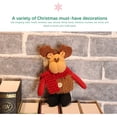 thumbnail image 3 of Bearachild Colgante pequeño de Navidad, muñeco de nieve, alce, ornamento de tela, Festival, figurita colgante ligera, fiesta de año nuevo, ventana, Kits de decoración para fiestas Alce Bearachild HA069874-02, 3 of 6