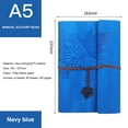 thumbnail image 2 of Loose-leaf Refillable Notebook Lightweight Portable Notebook for Travelers Writers  Red A6, 2 of 8