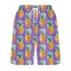 thumbnail image 4 of Puntoco pantalones cortos de verano para mujer, moda 2024, estampado de llama para hombre, pantalones cortos informales de playa con dibujo de fruta hawaiana especial, 4 of 5