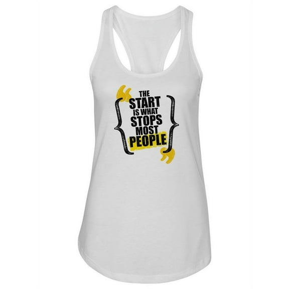 Motivational Quote. Tank Women -Image by Shutterstock, Female Large