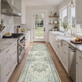 thumbnail image 2 of KUETH 2.5X10 Vintage Runner Rug Machine Washable Rugs for Living Room, Non Slip Flat Pile Rug with Rubber Backing, Boho Rug for Entryway Hallway Kitchen and Corridor, 2 of 11