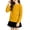 60#Yellow, variant on Kids' Long Sleeve School Sweatshirt Top Solid Cotton Sports Crew Neck Top Fall Outerwear