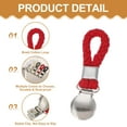 thumbnail image 3 of Uxcell 6 Pcs Clips para Toallas de Té con Asa de Algodón para Colgar, Ganchos de Toalla de Metal de 4.3 Pulgadas, Perchas de Tela Multifuncionales para el Hogar, Cocina y Baño, Rojo (Redondo), 3 of 7