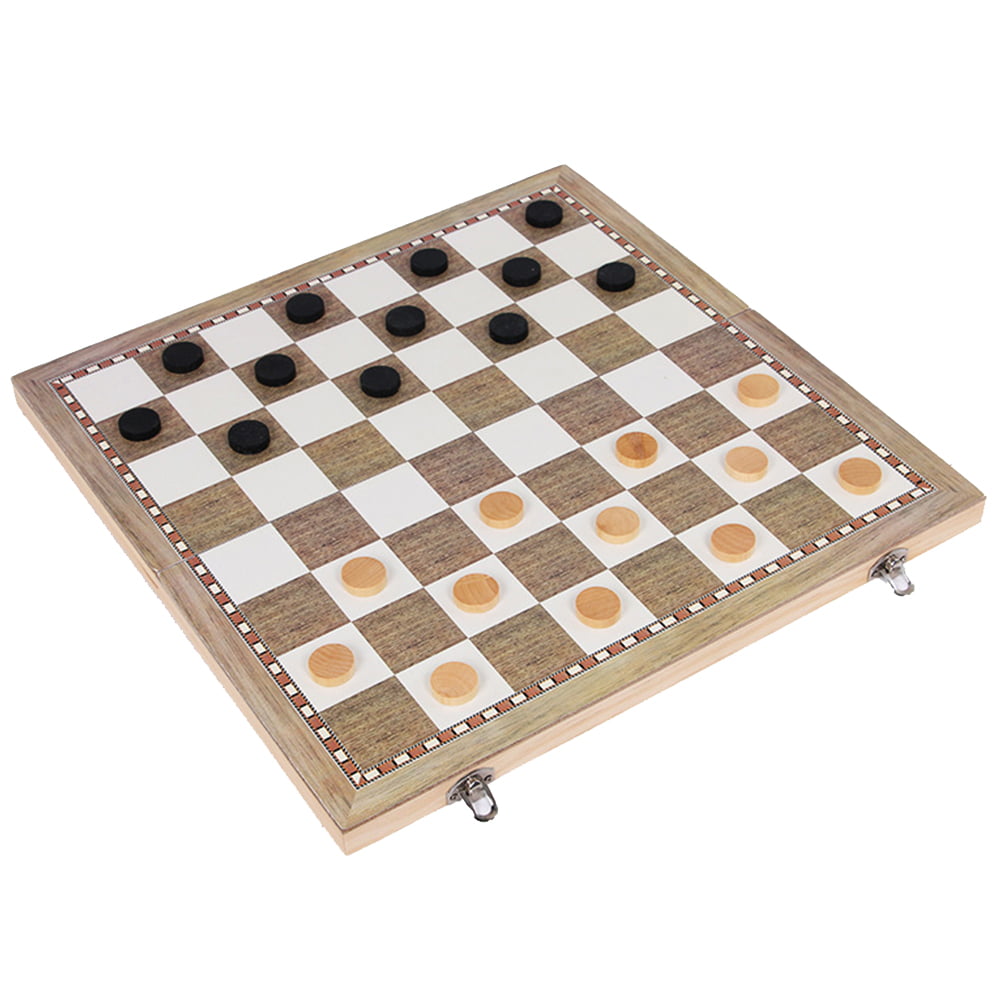 Details about   Hand Crafted Wooden Portable Folding 15" Board Chessboard Game Chess Set 30 x 30 