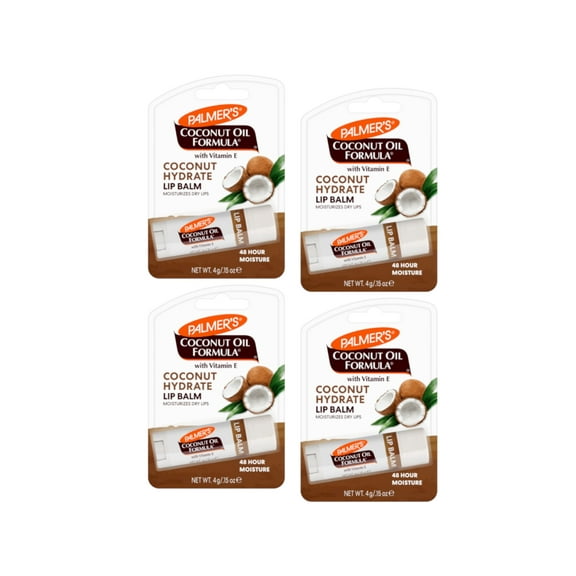 Palmer's Coconut Oil Formula Lip Balm with Vitamin E (4 Pack)