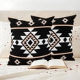 thumbnail image 4 of Outdoor Pillow Covers Pack of 2, Abstract Boho Tribal Geometric Waterproof Throw Pillowcase Cushion Cases, Retro Ethnic Aztec Pattern Decorative Pillow Cover for Couch Sofa Home Bed Patio, 4 of 9