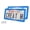 Shining Blue, variant on 2PCs Creathome Stainless Steel License Plate Frames with Shining Red Color