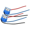 thumbnail image 5 of Neyseki 2Pcs H4 Ceramic Female Socket Headlight Elbow Wire Harness Connector with Cable 1mm 1224V, 5 of 7