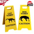thumbnail image 1 of 10cm Cat Vomit Sign,-Dog Vomit Sign, Funny Cat Signs --Decor,Yard Warning Sign- NEW, 1 of 7
