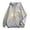 Grey, variant on Womens Hoodies Gold Football & Heart Print Full Zip Long Sleeve Hoodies With Pocket Oversized Fit Casual Sports Game Daily Pullover Tops