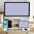 thumbnail image 4 of Wireless Keyboard Mouse Set, Retro Style Comfortable Multiple Compatibility Wireless  Keyboard Mouse Set Rechargeable  for Home Black,White, 4 of 7