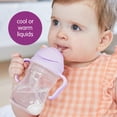 thumbnail image 3 of b.box Sippy Cup with Weighted Straw for Toddlers, Leakproof, 8oz - Boysenberry, 3 of 11