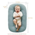 thumbnail image 2 of Boys and Girls Stretch Newborn Recliner Pillow, Baby Alphabet Recliner Pillow, Snug Removable Sofa Cushion, White, Super Soft Fit, 2 of 9