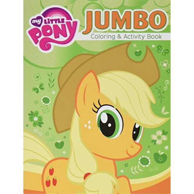 2 Pack 96pg My Little Pony Jumbo Coloring & Activity Book - Assorted ...