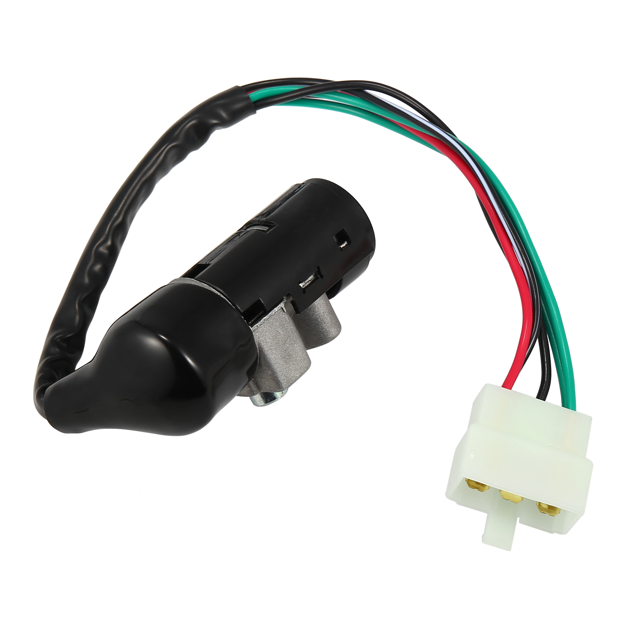 Unique Bargains Motorcycle Security 5 Wires Ignition Switch Lock with 2 Keys for GY6 125