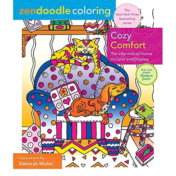 Pre-Owned Zendoodle Coloring: Cozy Comfort: The Warmth of Home to Color and Display (Paperback) 125028550X 9781250285508