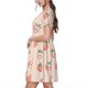 thumbnail image 2 of Disketp Strawberries para Vestido de Manga Corta para Mujeres, Vestidos de Verano para Mujeres, Casual y Holgado para la Playa, 2 of 6