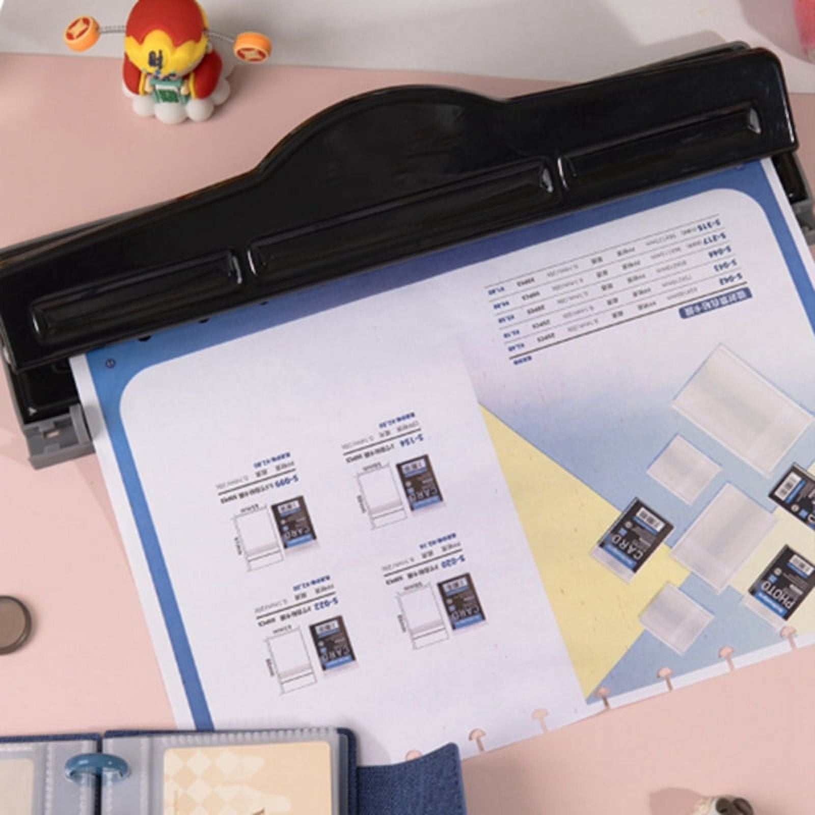 11 Hole Punch Ring Album Paper Cutter Adjustable Paper Punch A4 Puncher Scrapbooking DIY Tools 1470
