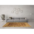 thumbnail image 3 of Ahgly Company Indoor Round Oriental Brown Traditional Area Rugs, 7' Round, 3 of 4