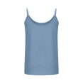 thumbnail image 6 of Womens Cotton Linen Summer Top, Camisoles for Women Casual Vintage Loose Fit Solid Color V Neck Spaghetti Strap Cami Tops with Pockets, 6 of 6
