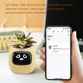 thumbnail image 3 of Smart Flowerpots, Smart Pet Planter Robot AI Intelligent Flower Pot with 49 Expressions, Time Temperature Display, Electronic Bud Fun Interactive Flower Pot for Indoor Decoration, 3 of 7