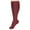 Mens Socks Wine, variant on Big & Tall Tube-Socks for Men 2X-4X Plus Size Over the Calf Compression Solid Color Stretchy Casual Athletic Running Soccers Long Sock Clearance