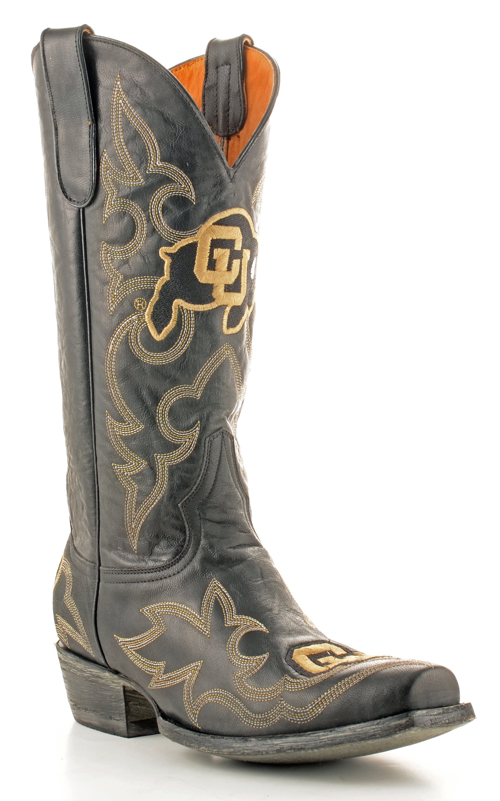 Gameday Boots Mens Leather University Of Colorado Cowboy Boots by GameDay Boots