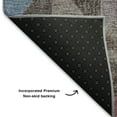 thumbnail image 5 of Addison Rugs Mayfield Premium Machine Washable Transitional Geometric Silver Rectangle Rug, 10' x 14', 5 of 7
