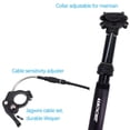 thumbnail image 4 of DJC Dropper Seatpost Adjustable seat post Internal Routing 80mm Travel MTB bike dropper 27.2mm 28.6mm 30mm 30.4mm 30.9mm 31.6mm 33.9mm, 4 of 9