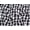 Black, variant on Minerva Core Range 3/4 inch 100% Cotton Gingham Fabric Navy Blue - per yard