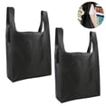 thumbnail image 2 of 2 Pack Reusable Shopping Bags Foldable Large Grocery Bags with Attach Pocket Reusable Tote Bags Machine Washable for Kitchen Shopping, 2 of 9