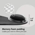 thumbnail image 3 of Kensington, KMW62816, Microfiber Nonskid Base Wrist Rest, 1, Black, 3 of 3