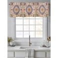 thumbnail image 4 of Boho Southwest Curtain Valances for Windows, Vintage Country Ethnic Nation Motifs Kitchen Valance Window Treatment, Light Filtering Block Curtains for Bathroom/Bedroom/Living Room 42'' x 12'', 4 of 9