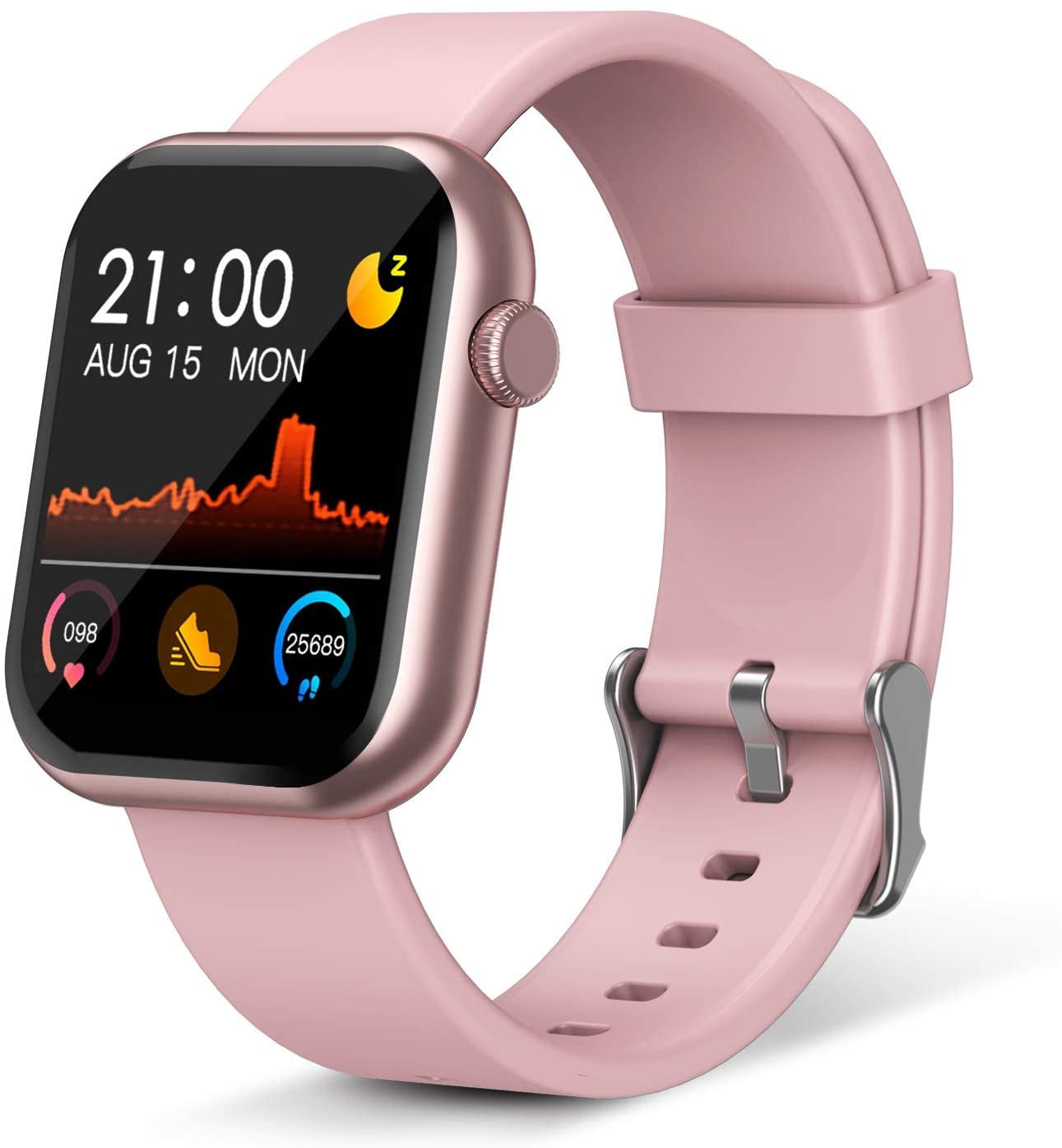 Smart Watch,Fitness Tracker with Heart Rate Monitor,IP67 Waterproof