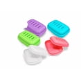 thumbnail image 4 of 3 Jabonera Plástico Con Tapa Escurridor Baño Viaje Gym Xtellar multicolor, 4 of 4