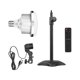 thumbnail image 3 of Lámpara fotográfica Kit de iluminación LED para fotografía de mesa con bombilla de 85 W regulable 3200 K-5500 K + portalámparas E27 + soporte de escritorio + control remoto para fotografía de estudio Abanopi Lámpara de fotografía, 3 of 7