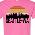 thumbnail image 4 of Inktastic Seattle Washington Skyline Sunset T-Shirt, 4 of 5