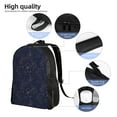 thumbnail image 6 of Hirioo Copper-Gold Gloss Outline Navy Dark Blue for Travel Backpack for Women Men, Lightweight and Durable,Gift for Weekender, College, Work,and Outdoor Activities, 6 of 7