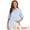 Light Blue, variant on DARING DIVA Women's Collar Long Sleeve Button Down Cotton Work Shirt S Light Blue