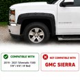 thumbnail image 2 of 2019-2021 Chevy Silverado 1500 | 5’8” 6’6” 8” Bed | Not for 2019 Silverado LD | Pocket Bolt-Riveted Rugged Style Fender Flares | Smooth Wheel Flare Cover | Front and Rear Wheel Protector | 4 PCS, 2 of 12