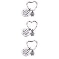 thumbnail image 4 of 3pcs Graduation Season Keychains Stainless Steel Key Rings Apple Design Rhinestone Pendant Key Holder Craft Ornaments Graduation Gift (G3488), 4 of 8