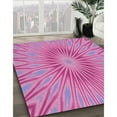 thumbnail image 2 of Ahgly Company Indoor Rectangle Patterned Violet Purple Area Rugs, 4' x 6', 2 of 6