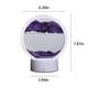 thumbnail image 3 of Lámpara de mesa con diseño de arena 3D | Luz ambiental decorativa con forma de reloj de arena móvil y control remoto | Lámpara de noche con alimentación por USB/pilas para sala de estar, dormitorio, 3 of 6
