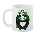 thumbnail image 3 of Green Tea in Giant Panda Bear Mug White Mug, 3 of 4