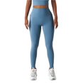 thumbnail image 1 of Leggings de cintura alta con bolsillos for mujer, pantalones de Yoga elásticos suaves, Leggings de entrenamiento informales a prueba de sentadillas, 1 of 6